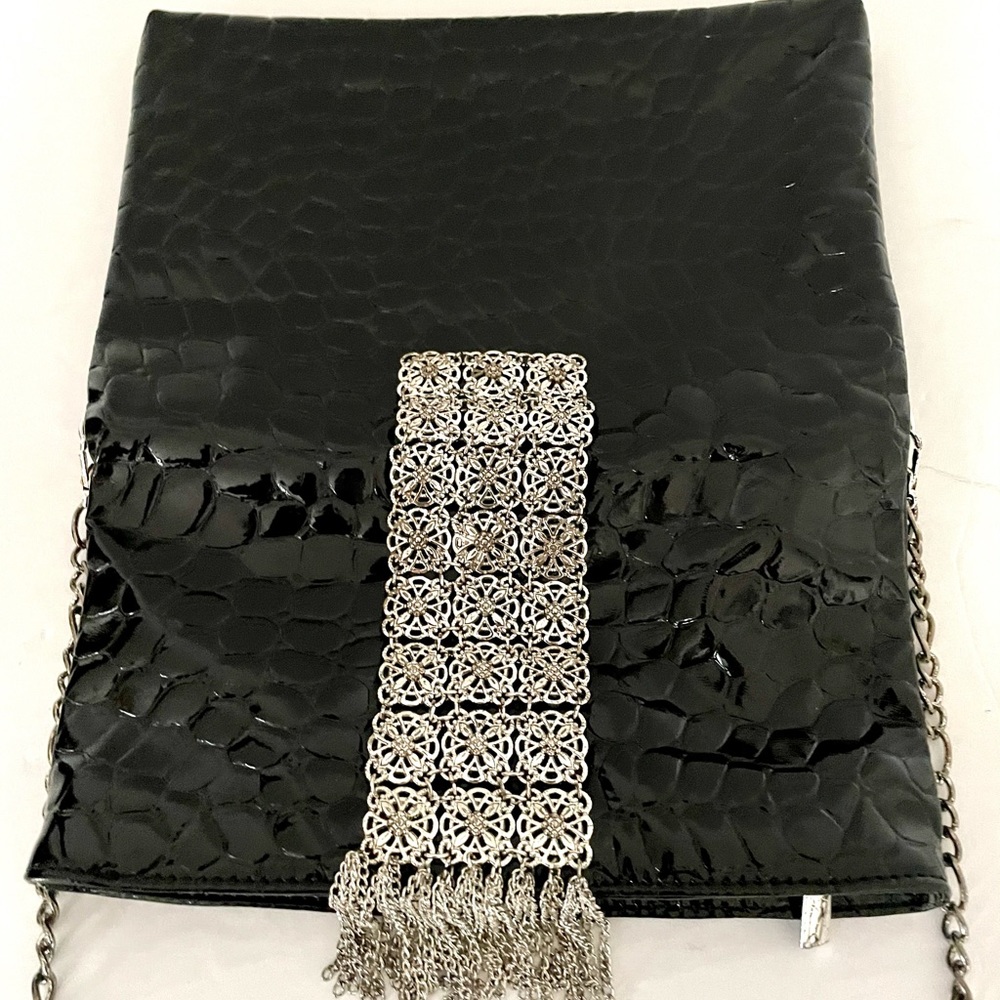 White House Black Market black crossbody/clutch - Picture 10 of 10